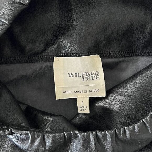 Wilfred Free | Daria Pant High-waisted Vegan Leather NWT - Picture 5 of 9